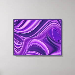 Toile Rêves violets, Art de fantaisie abstrait de arc-en