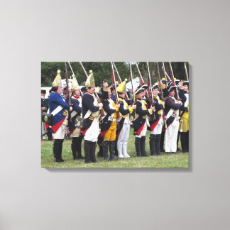 Toile Révolution américaine, soldats de l'Hesse