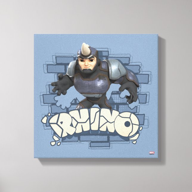 Toile Rhino Character Badge (Recto)