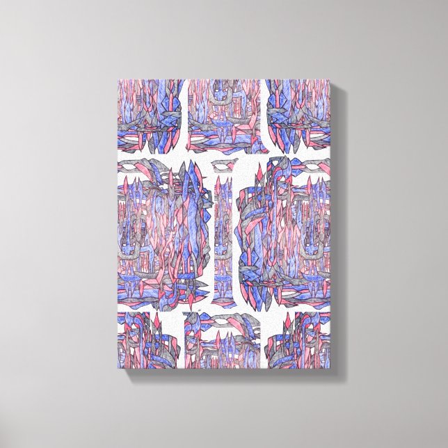 Toile Rhythm of the Deep: Abstract Expression (Recto)