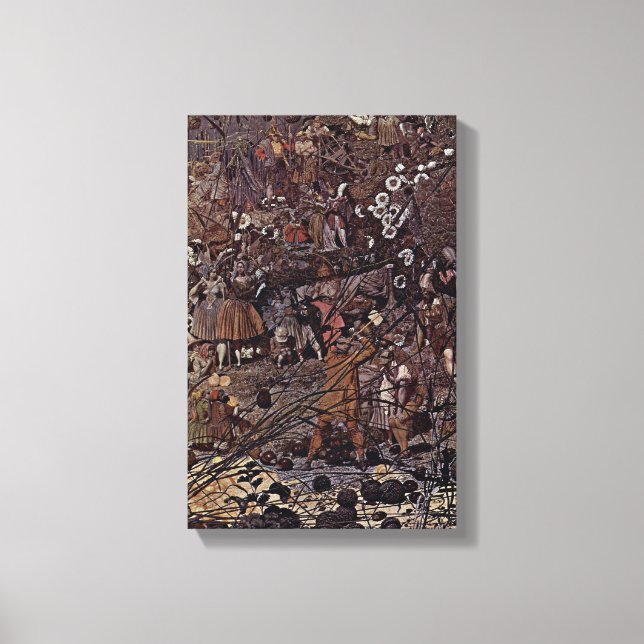 Toile Richard Dadd - Le Maître-Trame Fairy Fellers (Recto)