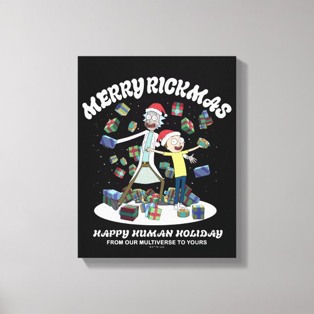 Toile Rick and Morty | Merry Rickmas Presents (Recto)