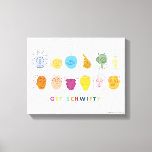 Toile RICK ET MORTY™   Get Schwifty