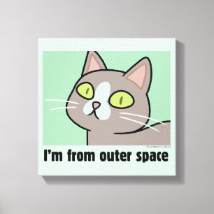 Toile RICK ET MORTY™   Je viens de l'espace extra-atmosp