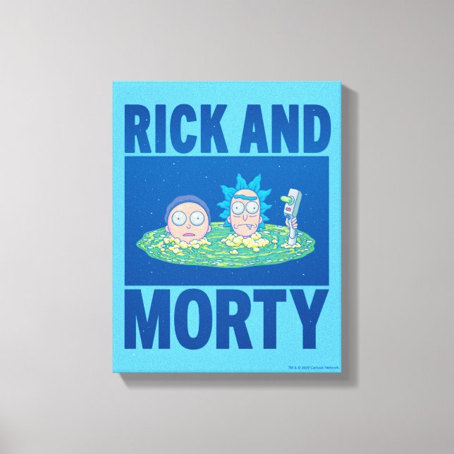 Toile RICK ET MORTY™ | Parcourir le portail (Recto)