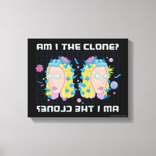 Toile RICK ET MORTY™ Suis-Je Le Clone ?