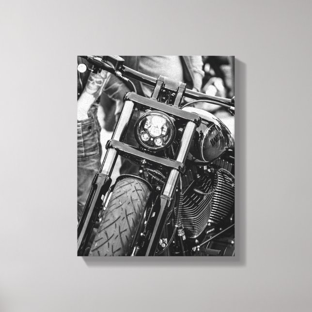 Toile Ride Motorbike Motorcycle Biker Détails sur le cyc (Recto)