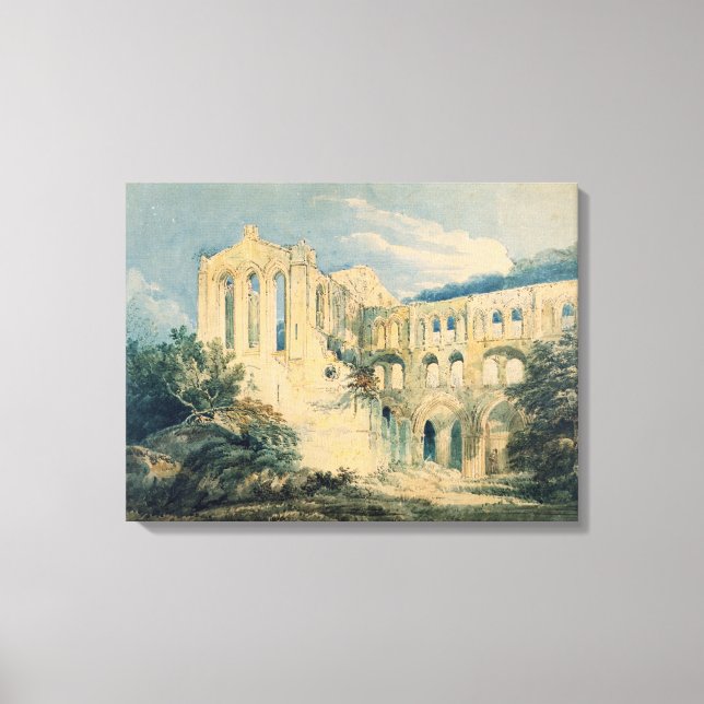 Toile Rievaulx Abbey, Yorkshire, 1798 (w/c) (Recto)