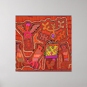 Toile Rituel Chamanique Peyote Kuna - SCOTUS Coupe Mes D