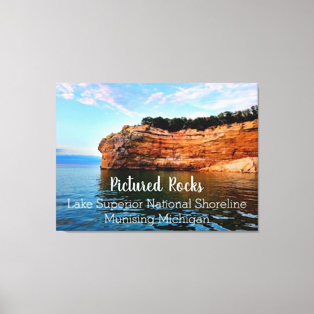 Toile Rivage national de Rocks Lake Superior (Recto)