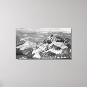 Toile Rive, vue aérienne de CA Mt. Rubidoux