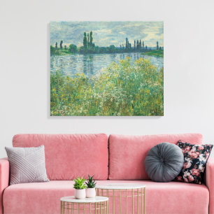 Toile Rives de la Seine par Claude Monet