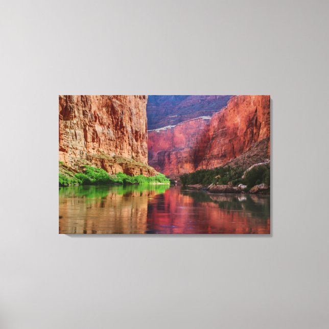 Toile Rivière Colorado en Grand Canyon, AZ (Recto)