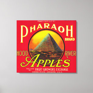 Toile Rivière de LabelHood de caisse d'Apple de pharaon