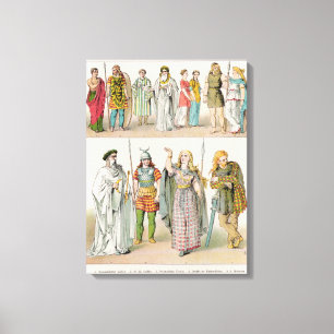 Toile Robe des Britanniques, du Gauls et des Allemands