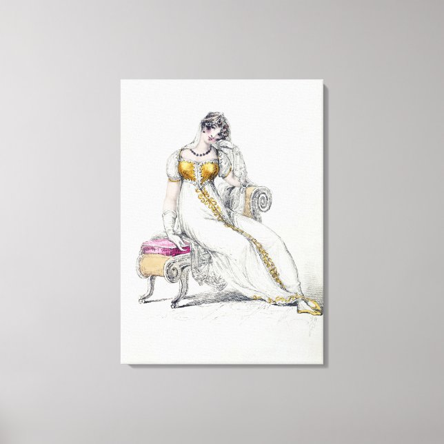 Toile Robe du soir ou robe mariage, assiette de mode de (Recto)