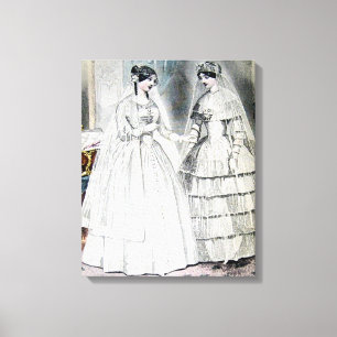 Toile Robes Mariages blanches antiques