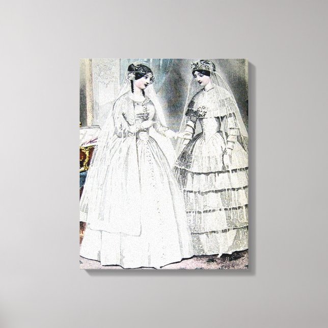 Toile Robes Mariages blanches antiques (Recto)