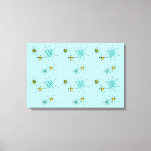 Toile Robin's Oeuf Blue Starbursts Canvas Imprimer
