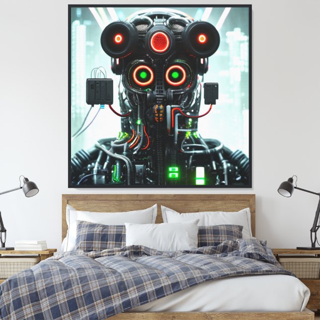 Toile Robot 5 canvas print (Insitu(Chambre))