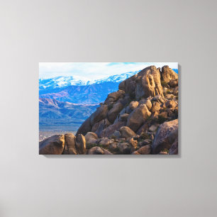 Toile Rochers et montagnes