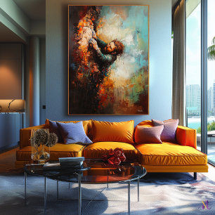 Toile Rock Climber Art - Abstrait Adventure Sports