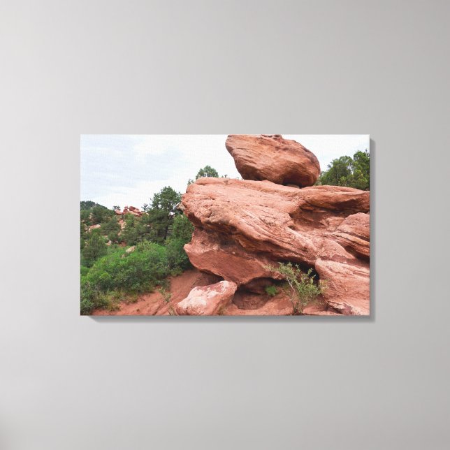 Toile Rock Outculture au Jardin des Dieux (Recto)