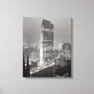 Toile Rockefeller Center, 1933