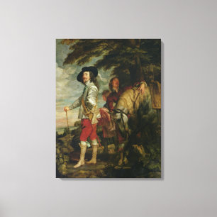 Toile Roi Charles Ier d'Angleterre chasse, vers 1635