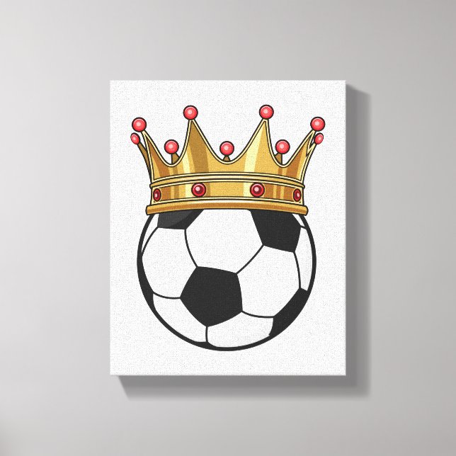 Toile Roi de la Couronne de football (Recto)