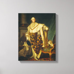 Toile Roi de Louis XVI de la France dans des robes
