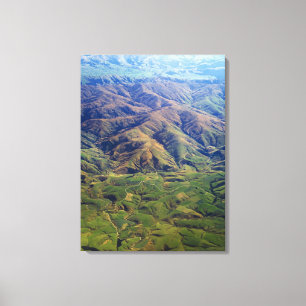 Toile Rolling Hills dans la région de Southland de la