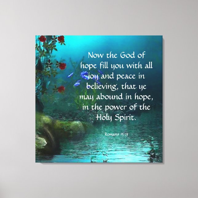 Toile Romains 15:13 (Recto)