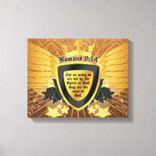 Toile Romains d'or 8:14, Fils de Dieu