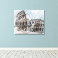 Rome Italie Colisée Voyage Art Vintage