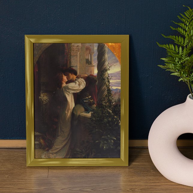 Toile Romeo et Juliet Peinture de Sir Francis Dicksee (Romeo and Juliet Painting by Sir Francis Dicksee Print)