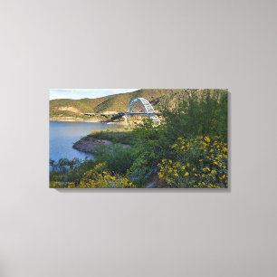 Toile Roosevelt Lake Bridge
