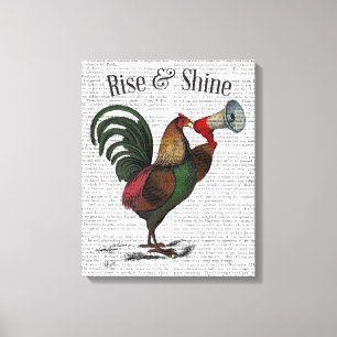 Toile Rooster avec Loudhailer