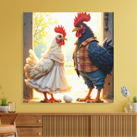 Rooster et Humour Hen