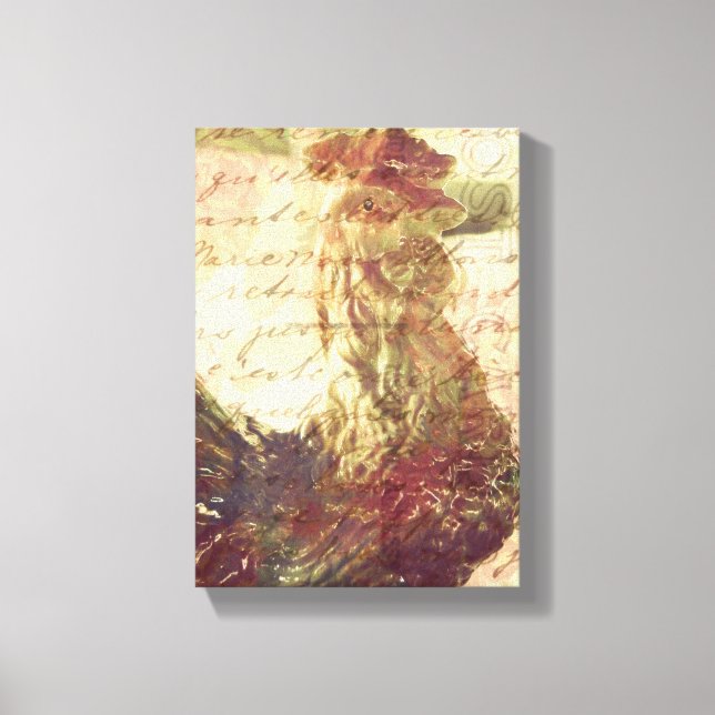 Toile Rooster vintage (Recto)