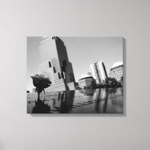 Toile Rose blanche du souvenir