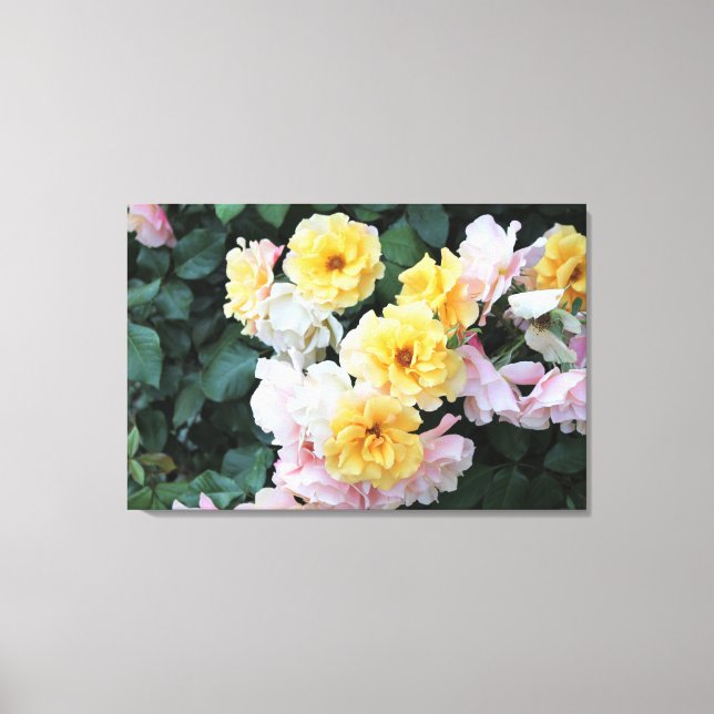 Toile Rose Garden Pastels (Recto)