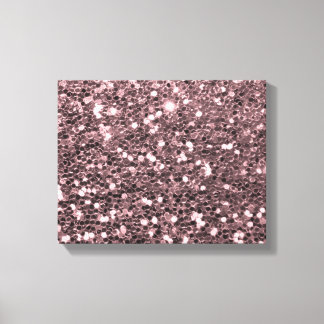 Toile Rose Gold Faux Parties scintillant Étincelles