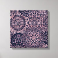 Rose Gold Mandala Collection Blue Design