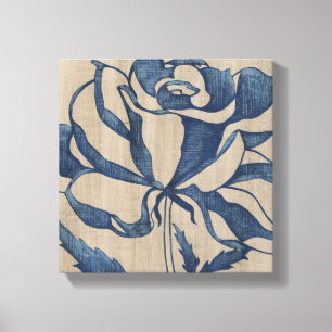Toile Rose Indigo