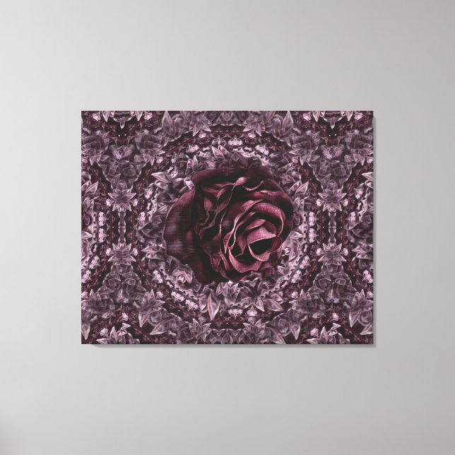 Toile Rose Mandala (Recto)