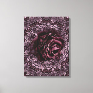 Toile Rose Mandala