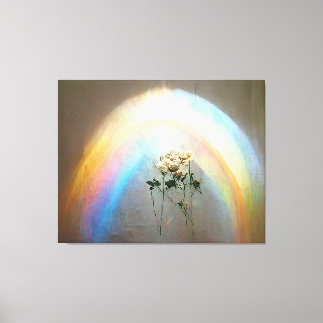Toile Roses arc-en-ciel du ciel par Lindsey Rose Putnam (Recto)