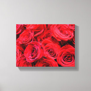 Toile Roses rouges