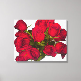 Toile Roses rouges Imprimer